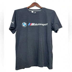 Puma BMW M Motorsport Black TShirt Size M